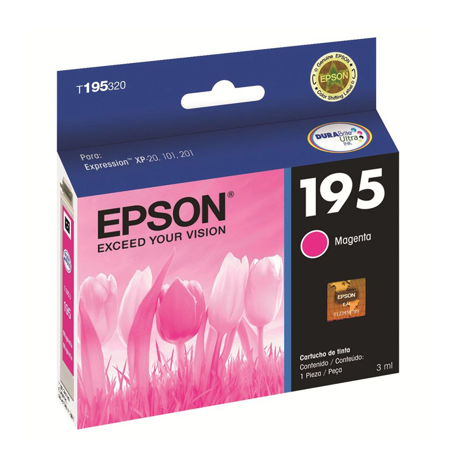 Cartucho de Tinta EPSON 195 Magenta