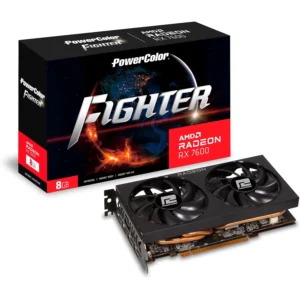 Placa de Video PowerColor Fighter AMD Radeo RX 7600 Gaming 8GB GDDR6