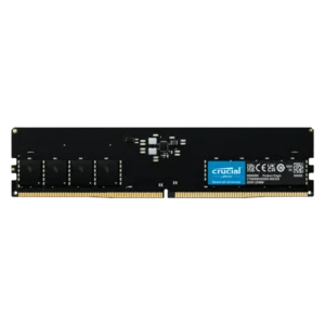 Memoria Ram UDIMM CRUCIAL CT 8GB DDR5 4800MHz CL20 1.10V Single Negro
