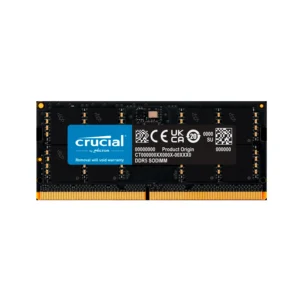 Memoria Ram SODIMM CRUCIAL CT 32GB DDR5 4800MHz CL40 1.10V Single Negro