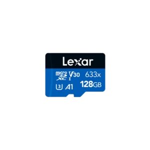 Tarjeta microSDXC Lexar 633x 128GB UHS-I C10 con adaptador
