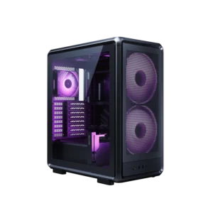 Gabinete Cooler Master MasterFrame 500 Mesh Black 3 Fans ARGB s/fuente