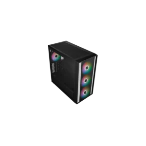 Gabinete Cooler Master MasterBox 600 Black 4 Fans ARGB s/fuente