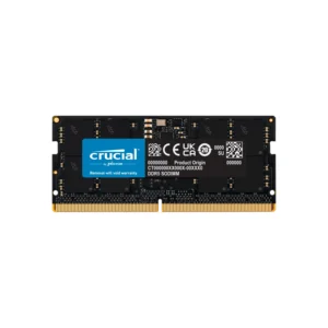 Memoria Ram SODIMM CRUCIAL CT 16GB DDR5 4800MHz CL40 1.10V Single Negro