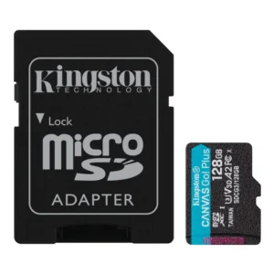 Tarjeta de Memoria KINGSTON Canvas Go Plus Gen3 MicroSDXC 128GB UHS-I U3 V30 A2 170MB/s
