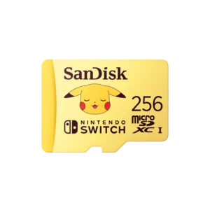 Tarjeta de Memoria Sandisk MicroSDXC 256GB UHS-I Card C10 U3 100Mb for Nintendo Switch Pokemon Edition