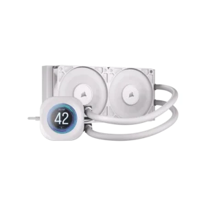 Liquid cooler CORSAIR NAUTILUS 240 RS LCD Blanco