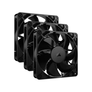 Kit de ventiladores CORSAIR PWM de 120 mm RS120 x3 negro