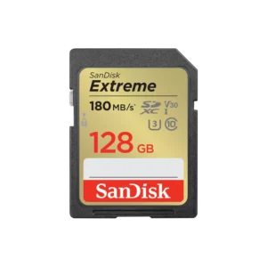Tarjeta SDXC SanDisk Extreme 128GB UHS-I U3 V30 180MB/s