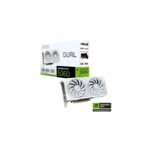 Placa de Video ASUS NVIDIA GeForce DUAL RTX5060 O8GB WHITE