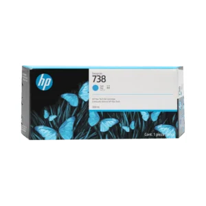 Cartucho de Tinta Plotter HP 738 Cian Alta Capacidad