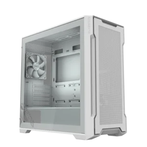 Gabinete GIGABYTE C102 GLASS ICE BLANCO Mid Tower S/Fuente